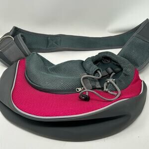 Pet Dog Sling Carrier, Breathable Mesh Portable Pet Sling Shoulder Strap Small